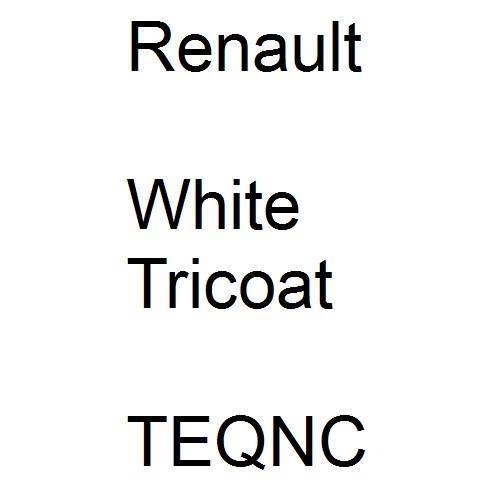 Renault, White Tricoat, TEQNC.